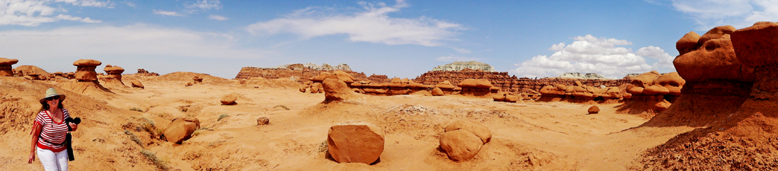 Karen Duquette at Goblin Valley State Park